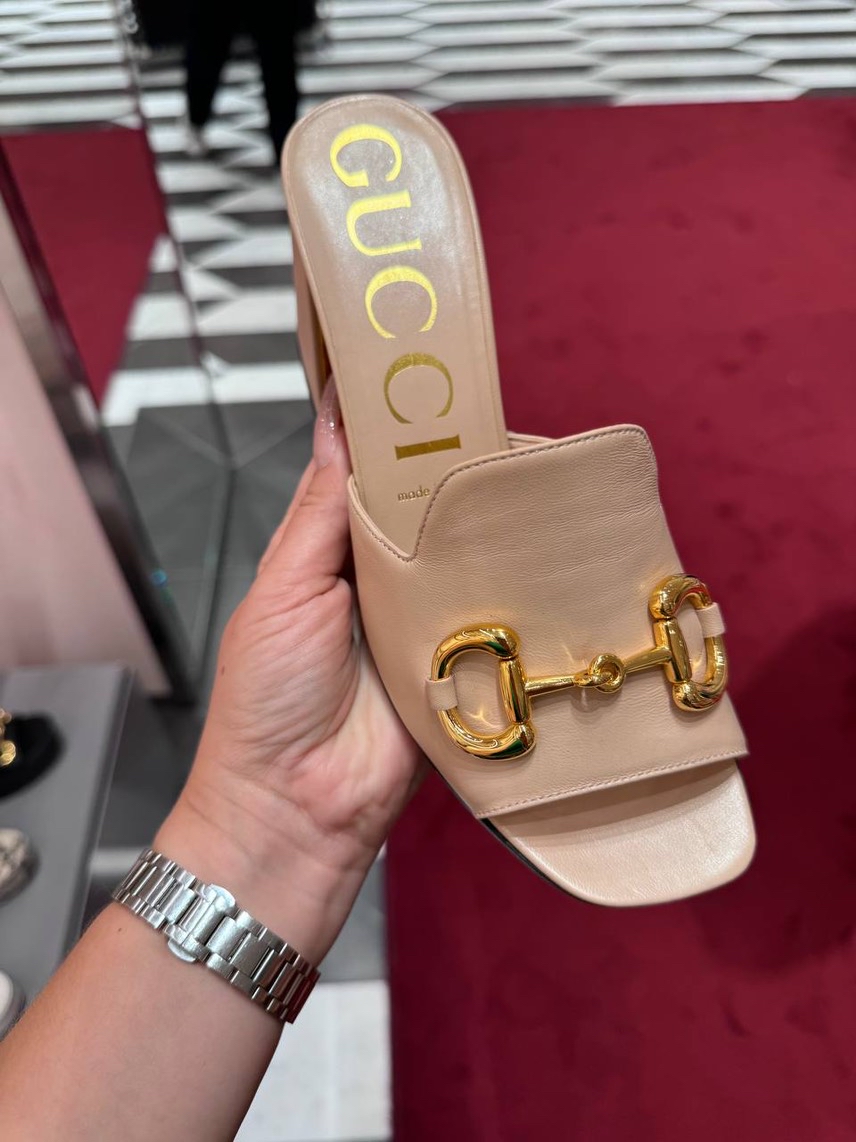 GUCCI Sandals side view - Women's luxury Shoes