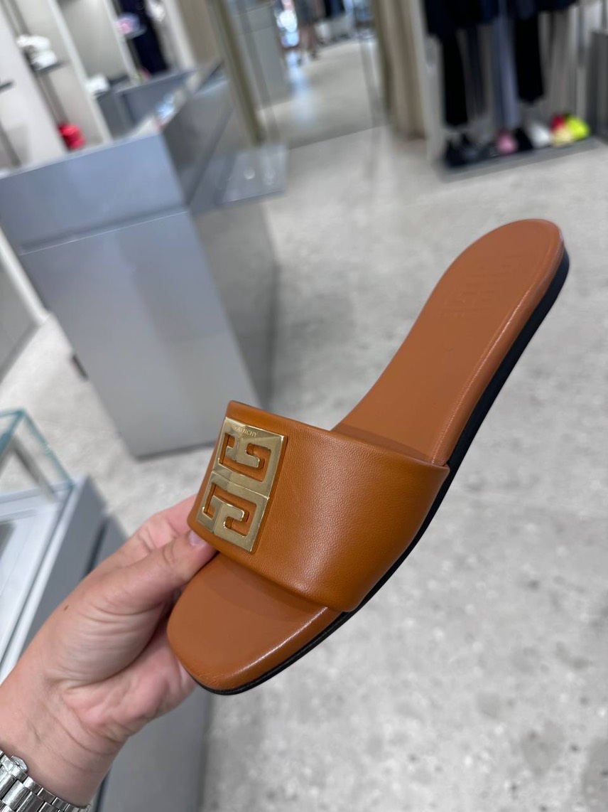 GIVENCHY Slides front view - Women's luxury Shoes