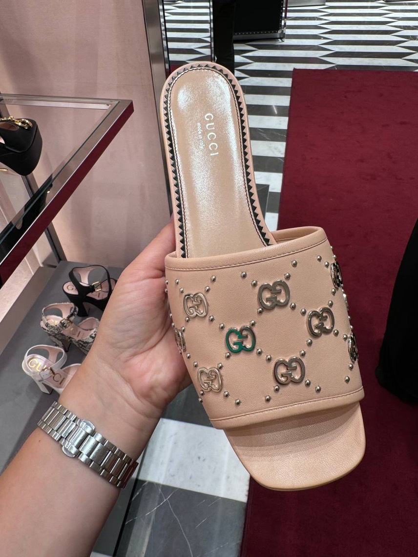 GUCCI Sandals side view - Women's luxury Shoes
