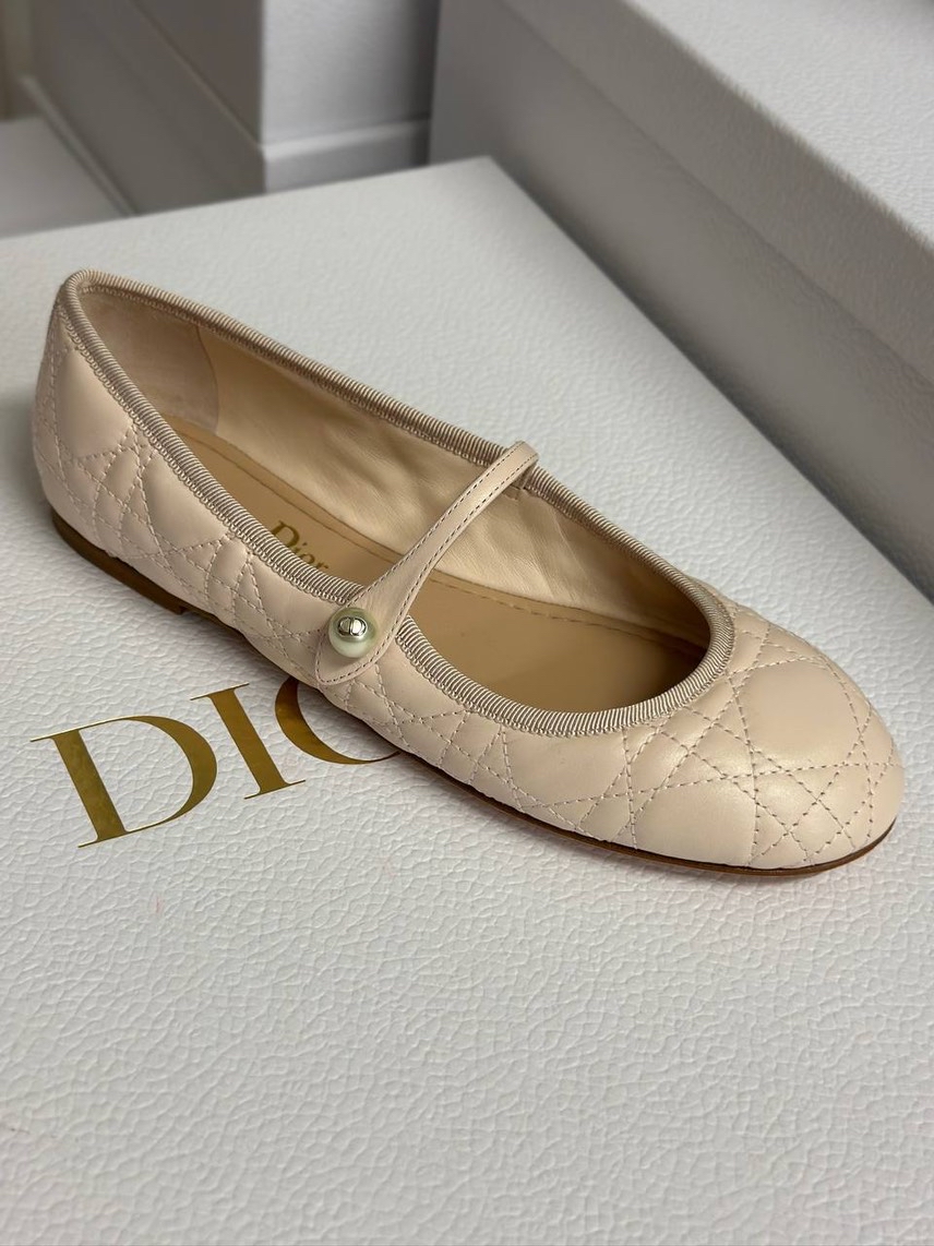DIOR Ballerinas front view - Women's luxury Shoes
