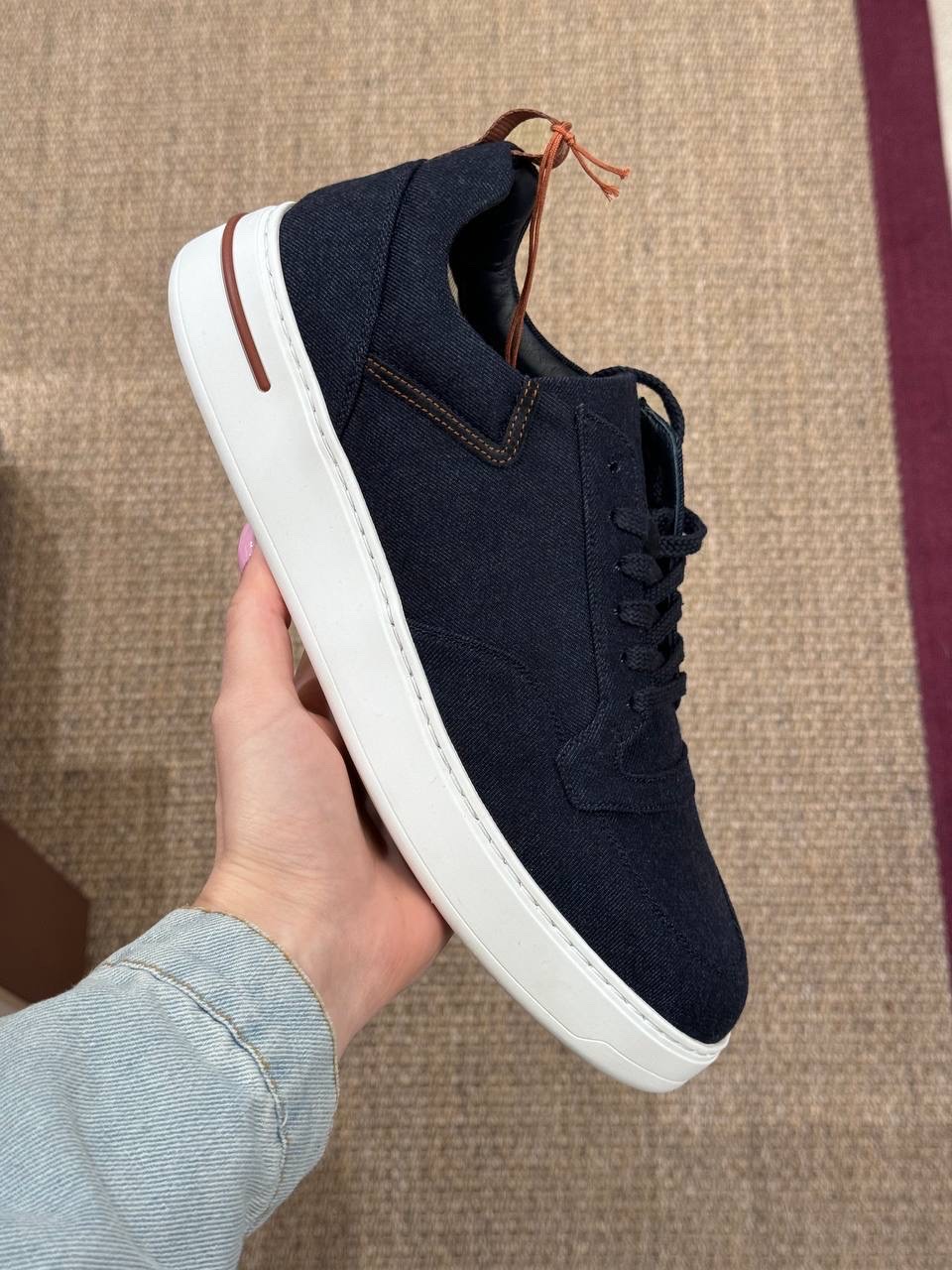LORO PIANA Sneakers front view - Men's luxury Shoes