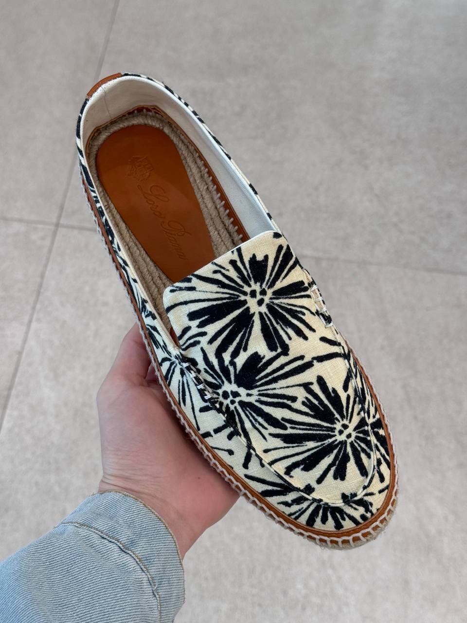 LORO PIANA Espadrilles side view - Men's luxury Shoes