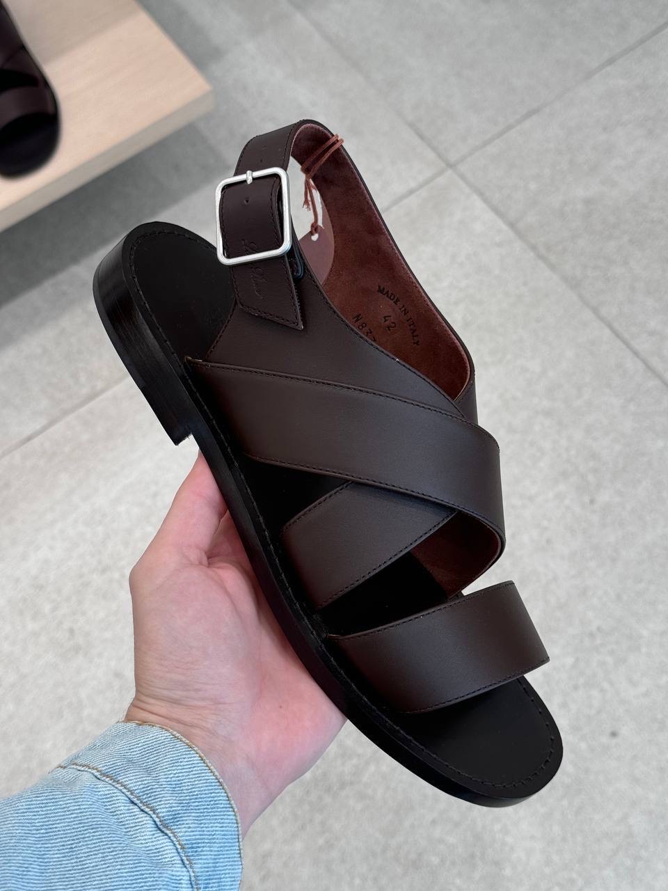 LORO PIANA Sandals front view - Men's luxury Shoes