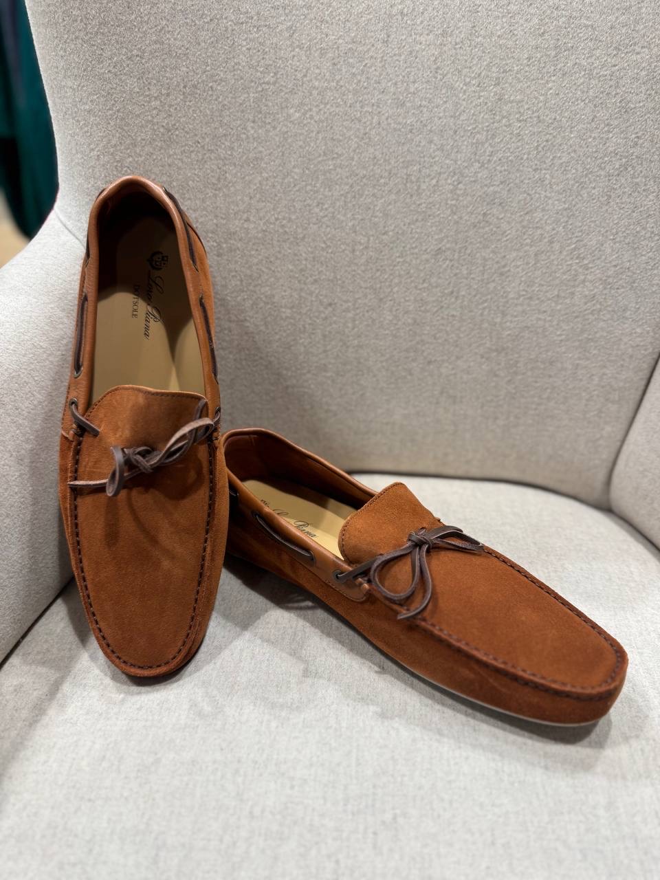 LORO PIANA Moccasins front view - Men's luxury Shoes