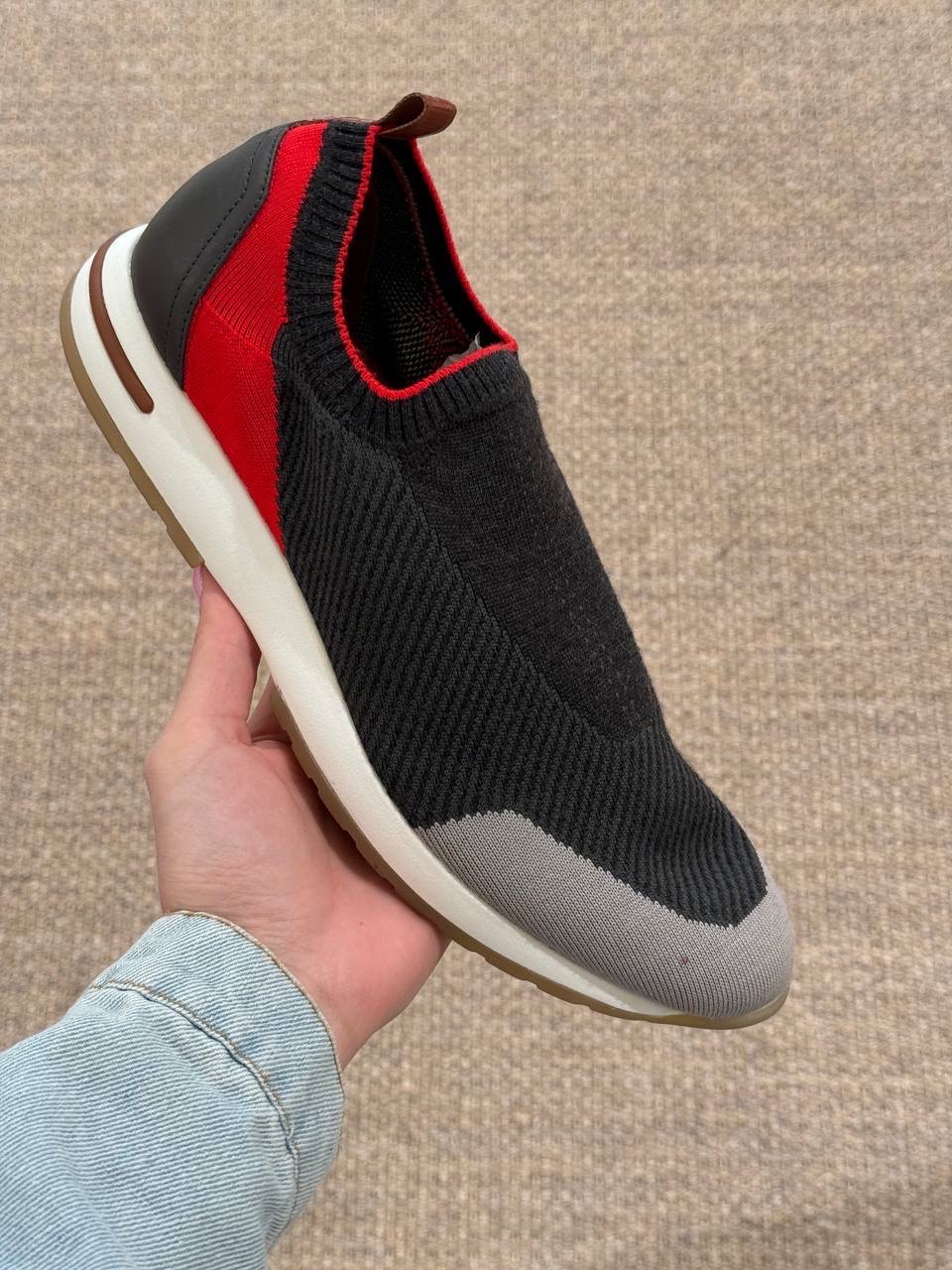 LORO PIANA Sneakers front view - Men's luxury Shoes