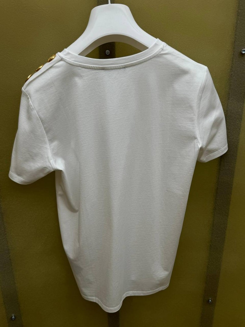 BALMAIN T-shirt and Polo side view - Women's luxury Clothes