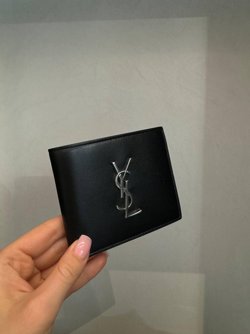 YVES SAINT LAURENT Wallets and small leather goods front view - Men's luxury Accessories