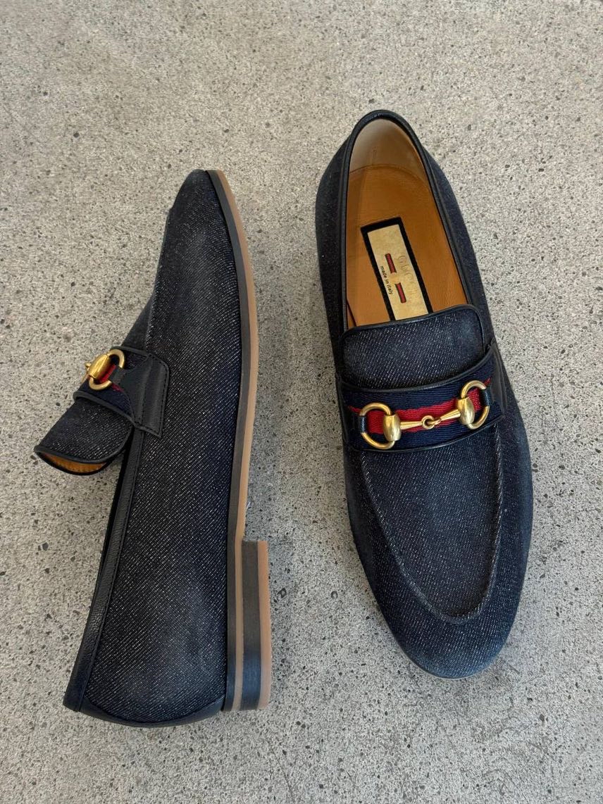 GUCCI Moccasins front view - Men's luxury Shoes