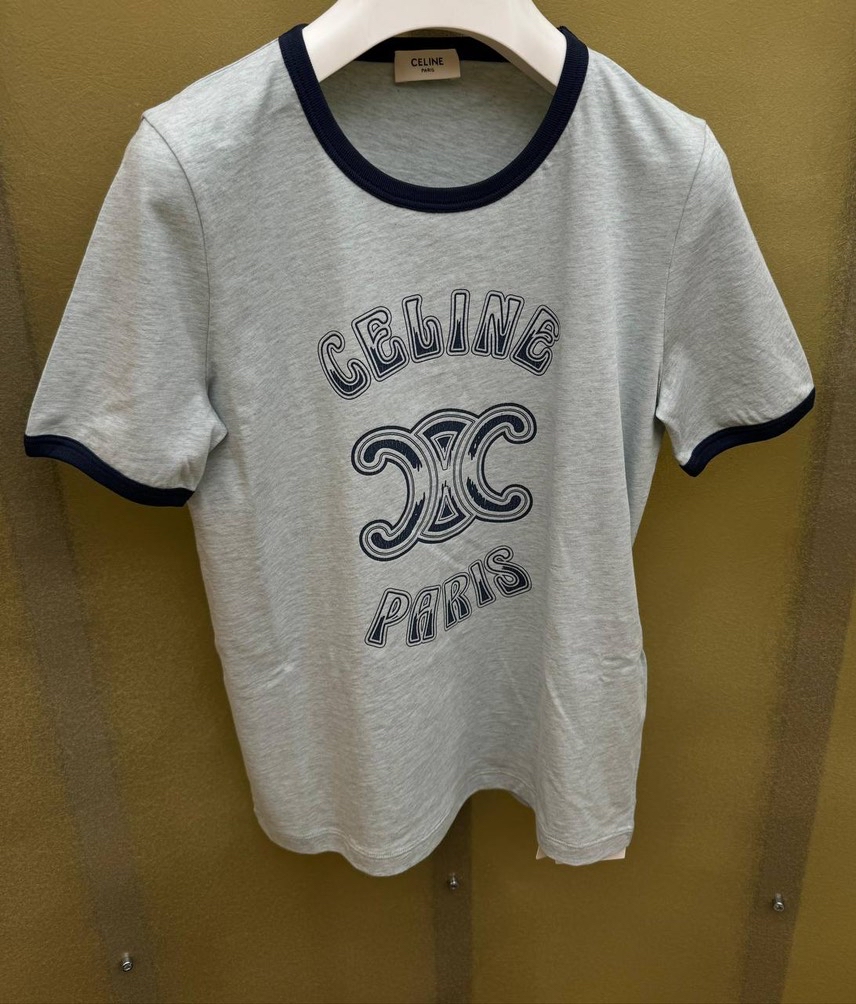 CELINE T-shirt and Polo front view - Women's luxury Clothes