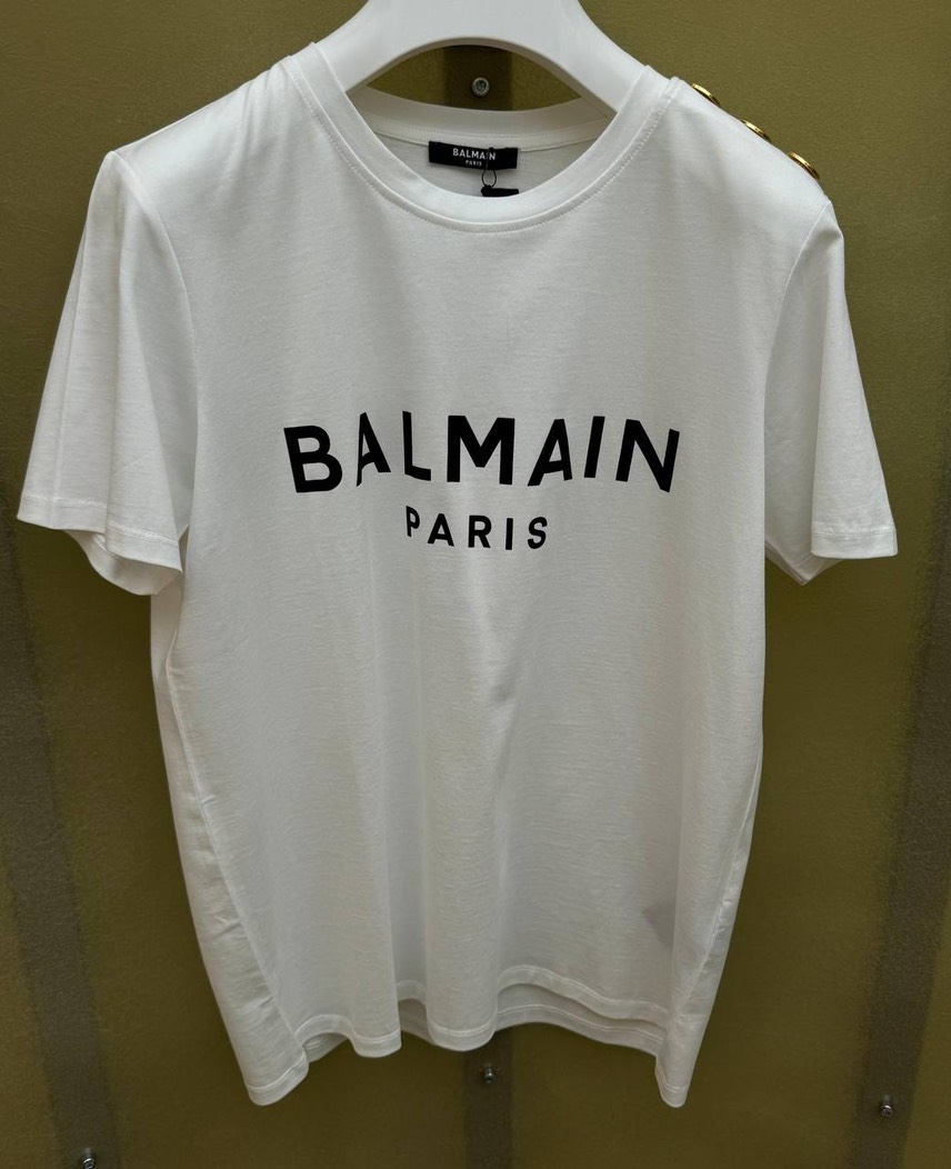 BALMAIN T-shirt and Polo front view - Women's luxury Clothes