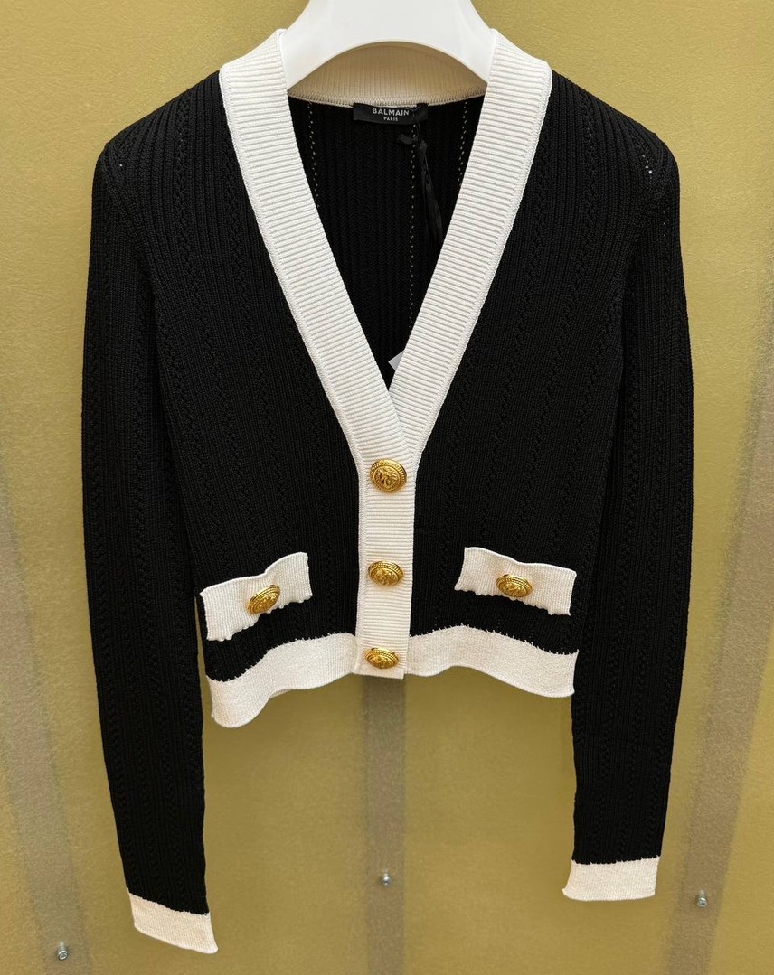 BALMAIN Cardigans front view - Women's luxury Clothes
