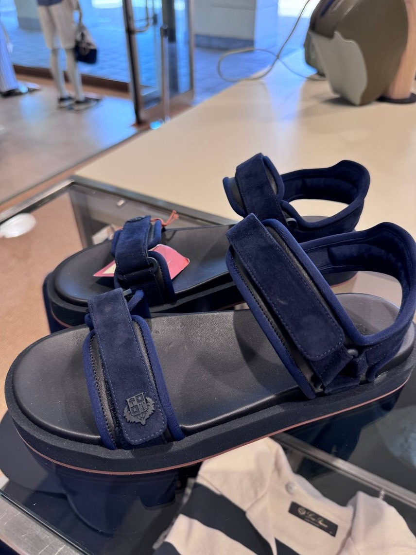 LORO PIANA Sandals side view - Women's luxury Shoes