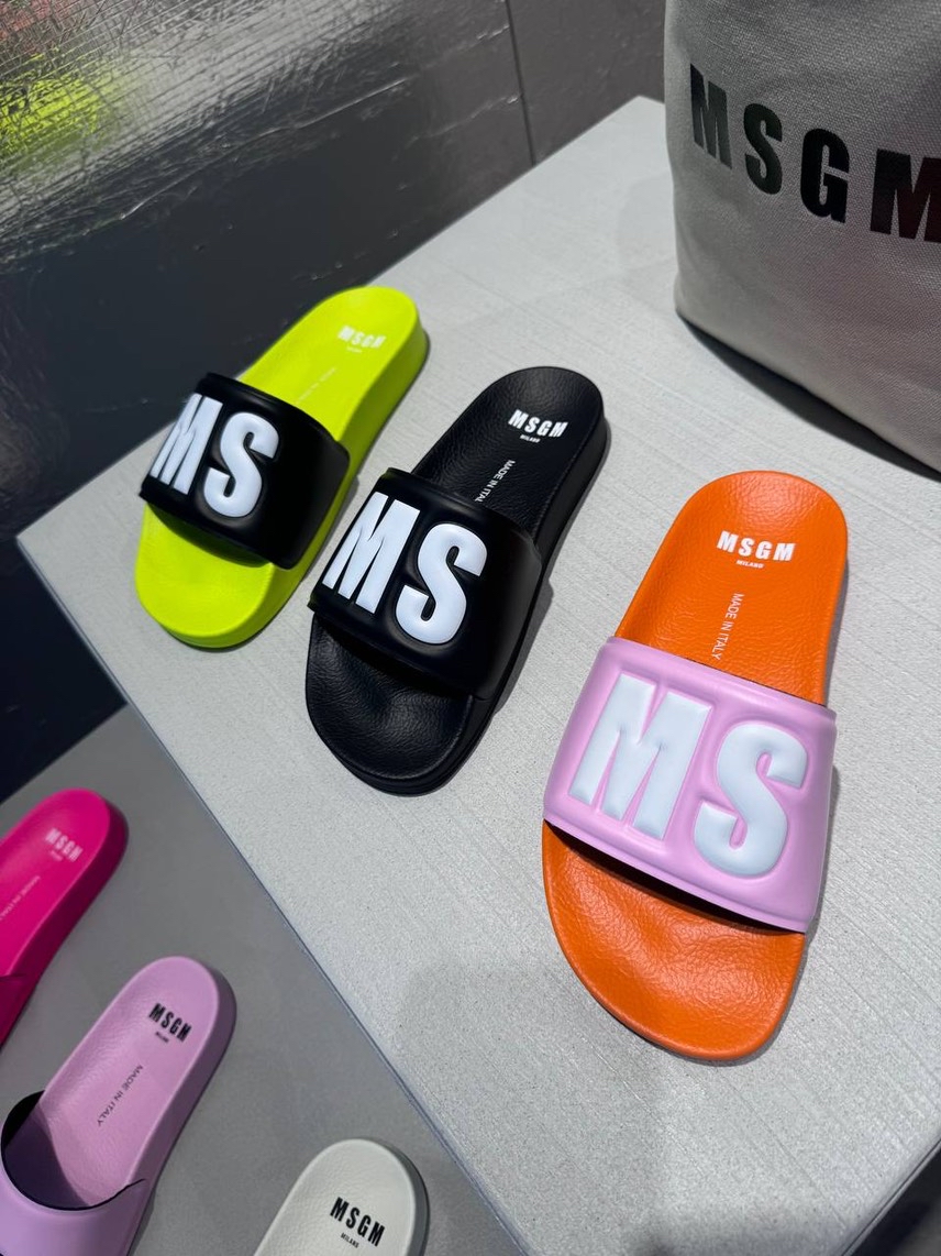 MSGM Slides front view - Women's luxury Shoes