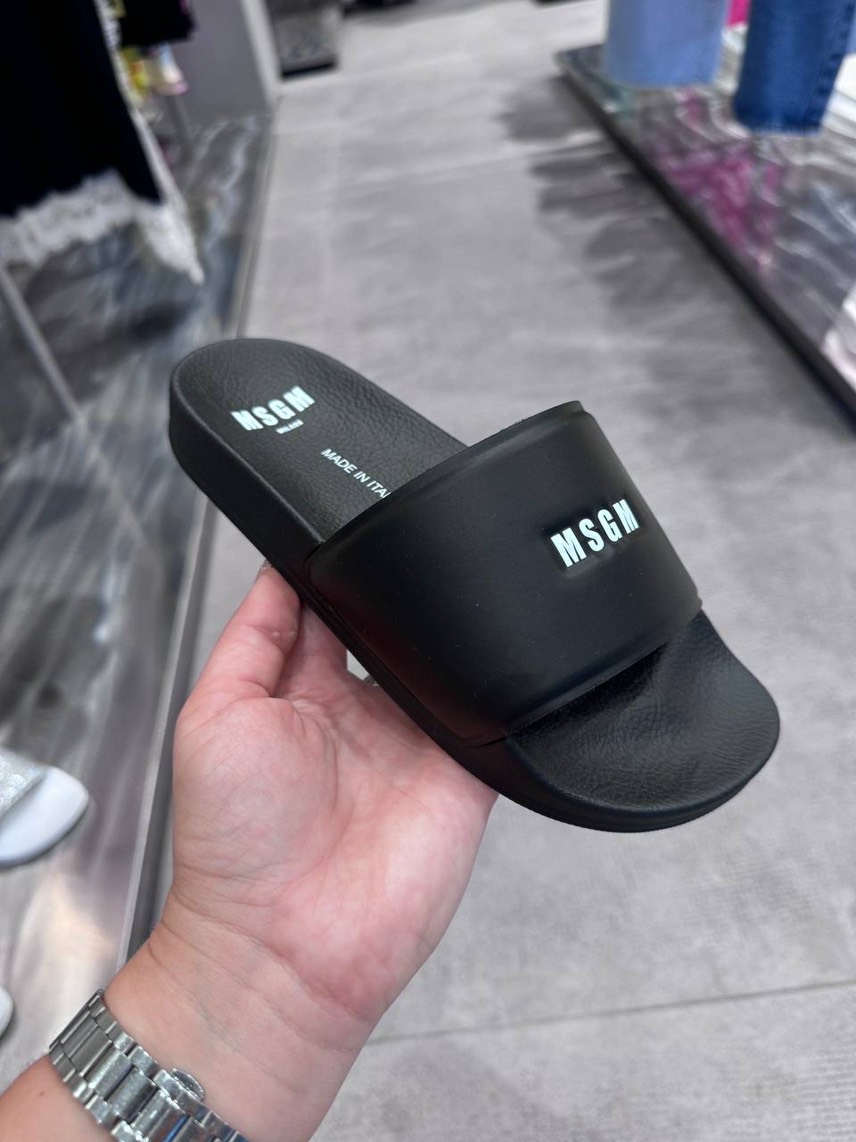 MSGM Slides side view - Women's luxury Shoes