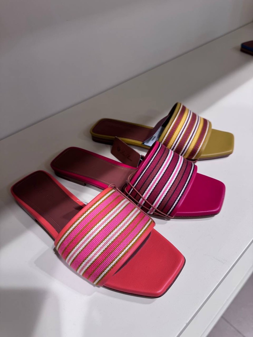 LORO PIANA Slides front view - Women's luxury Shoes