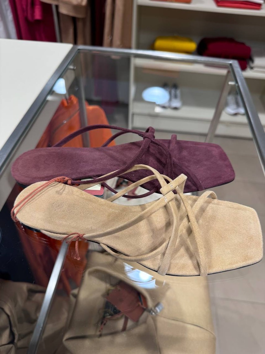 LORO PIANA Slides side view - Women's luxury Shoes
