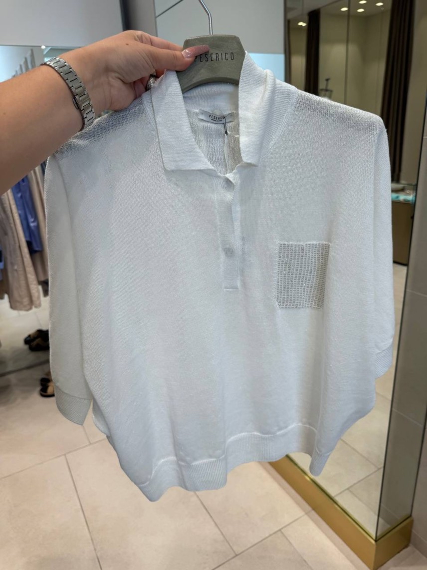 PESERICO T-shirt and Polo front view - Women's luxury Clothes