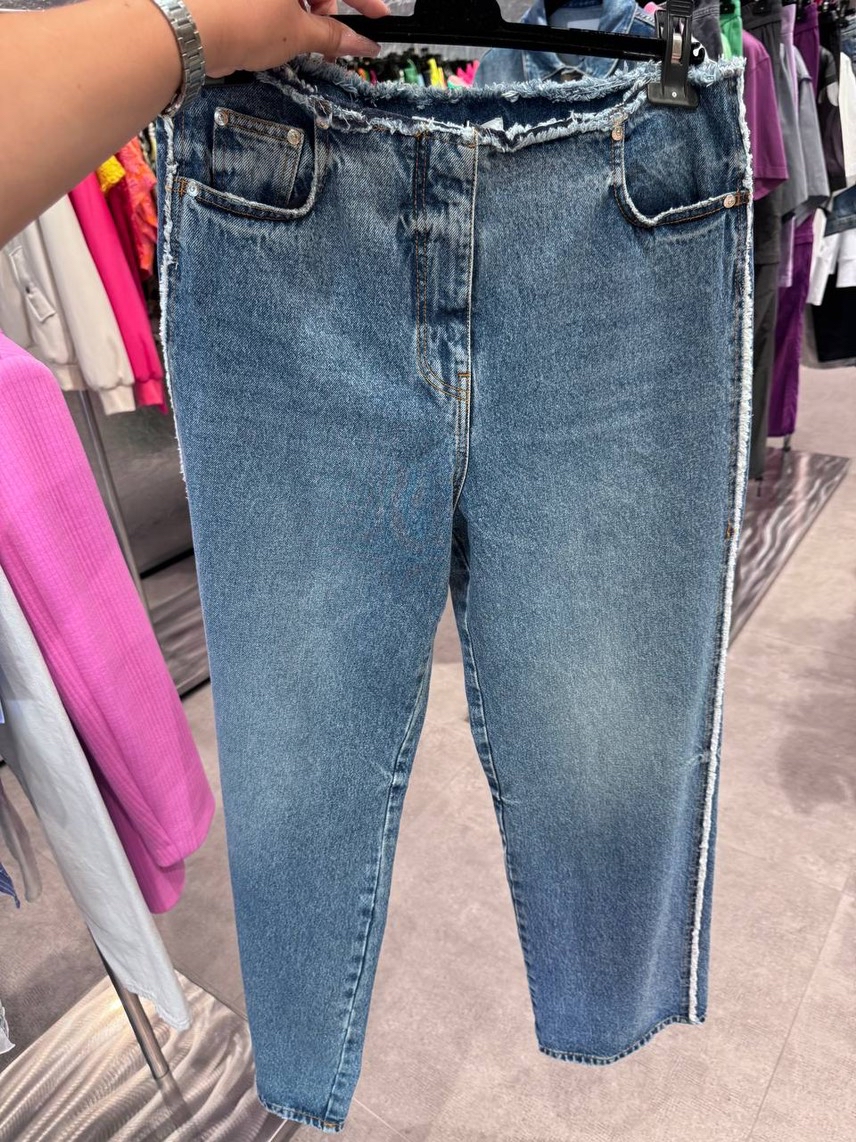 MSGM Denim side view - Women's luxury Clothes
