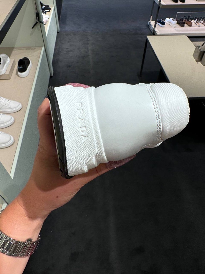 PRADA Sneakers side view - Women's luxury Shoes