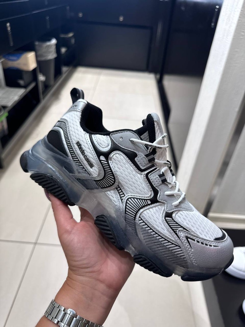 ROBERTO CAVALLI Sneakers front view - Men's luxury Shoes