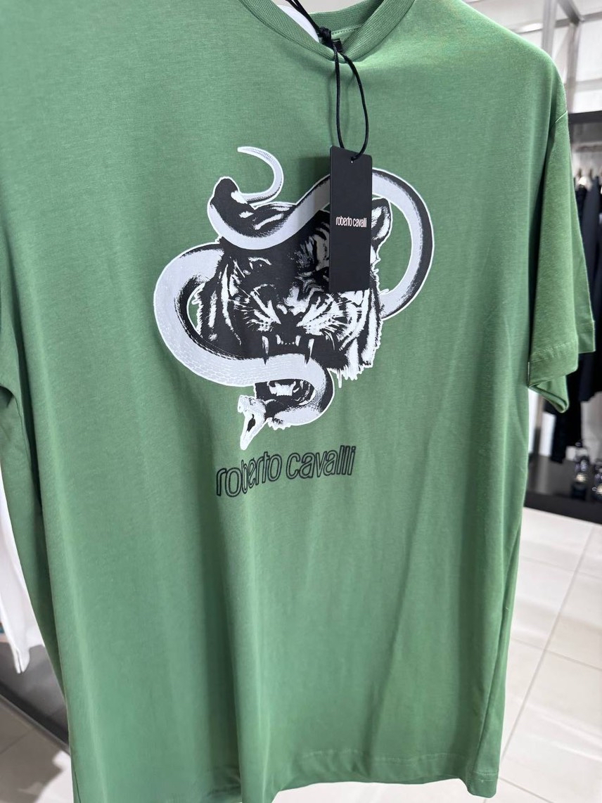 ROBERTO CAVALLI T-shirt and Polo side view - Men's luxury Clothes