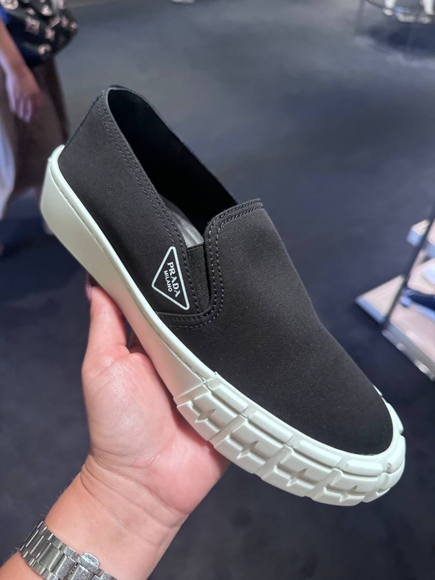 PRADA Moccasins side view - Women's luxury Shoes