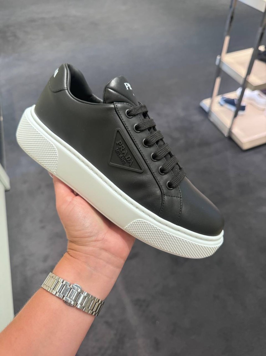 PRADA Sneakers side view - Women's luxury Shoes