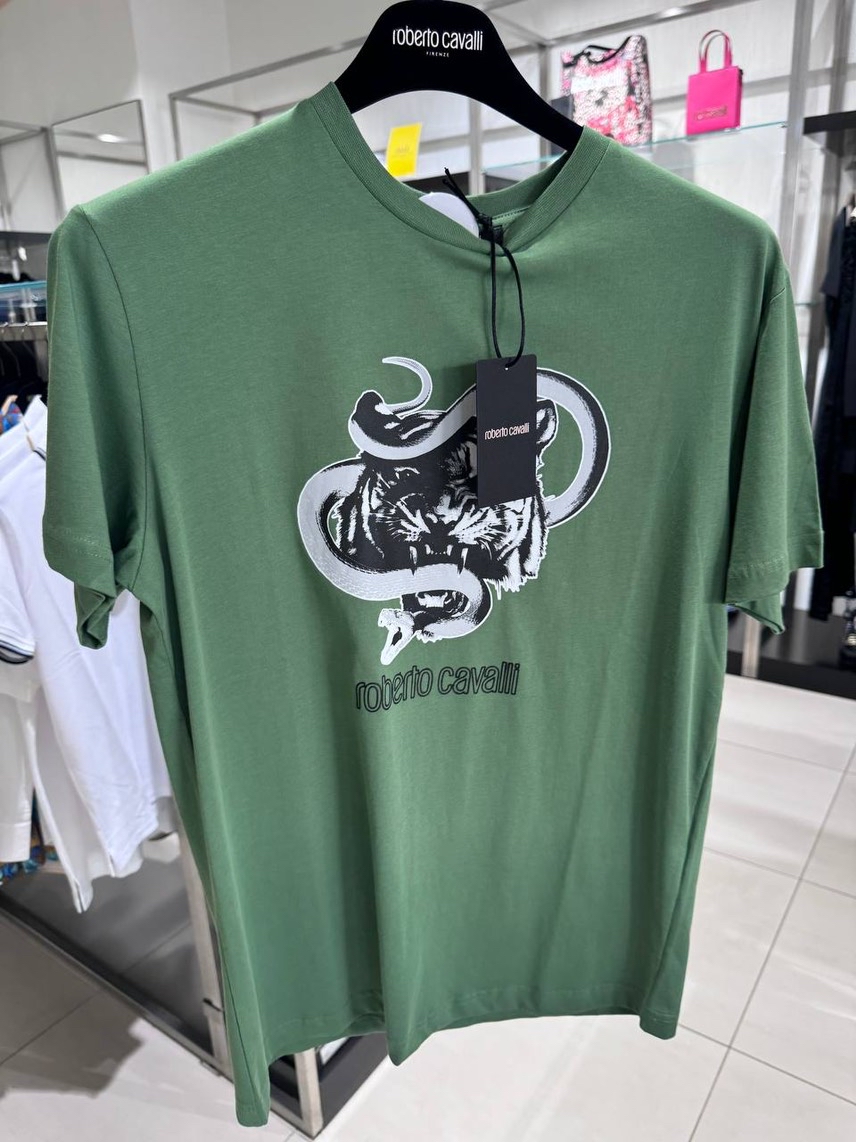 ROBERTO CAVALLI T-shirt and Polo front view - Men's luxury Clothes