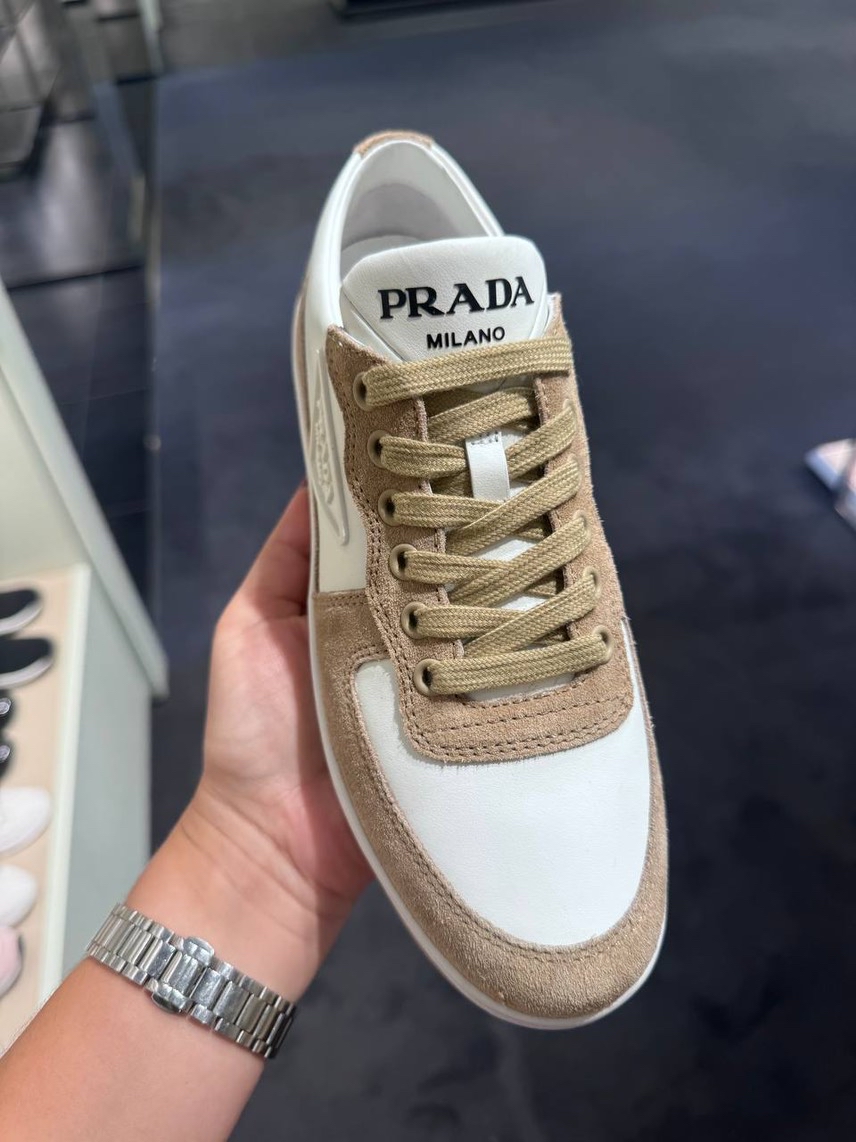 PRADA Sneakers side view - Women's luxury Shoes