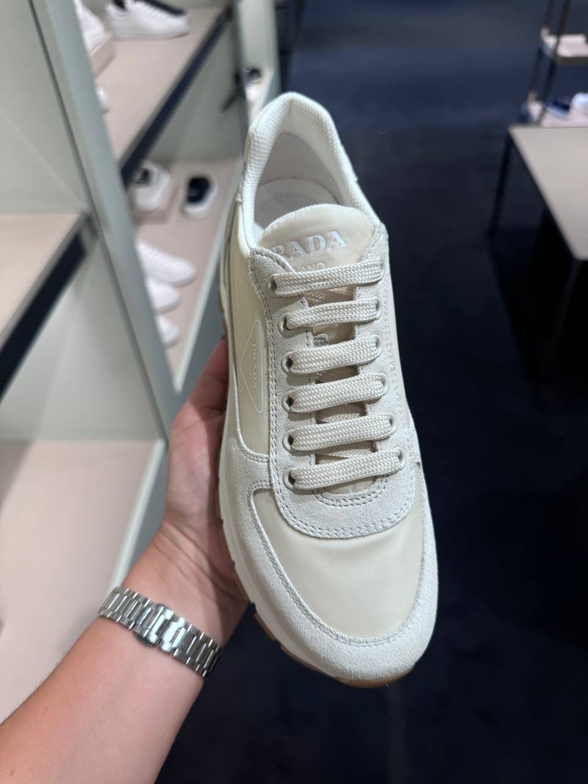 PRADA Sneakers side view - Women's luxury Shoes