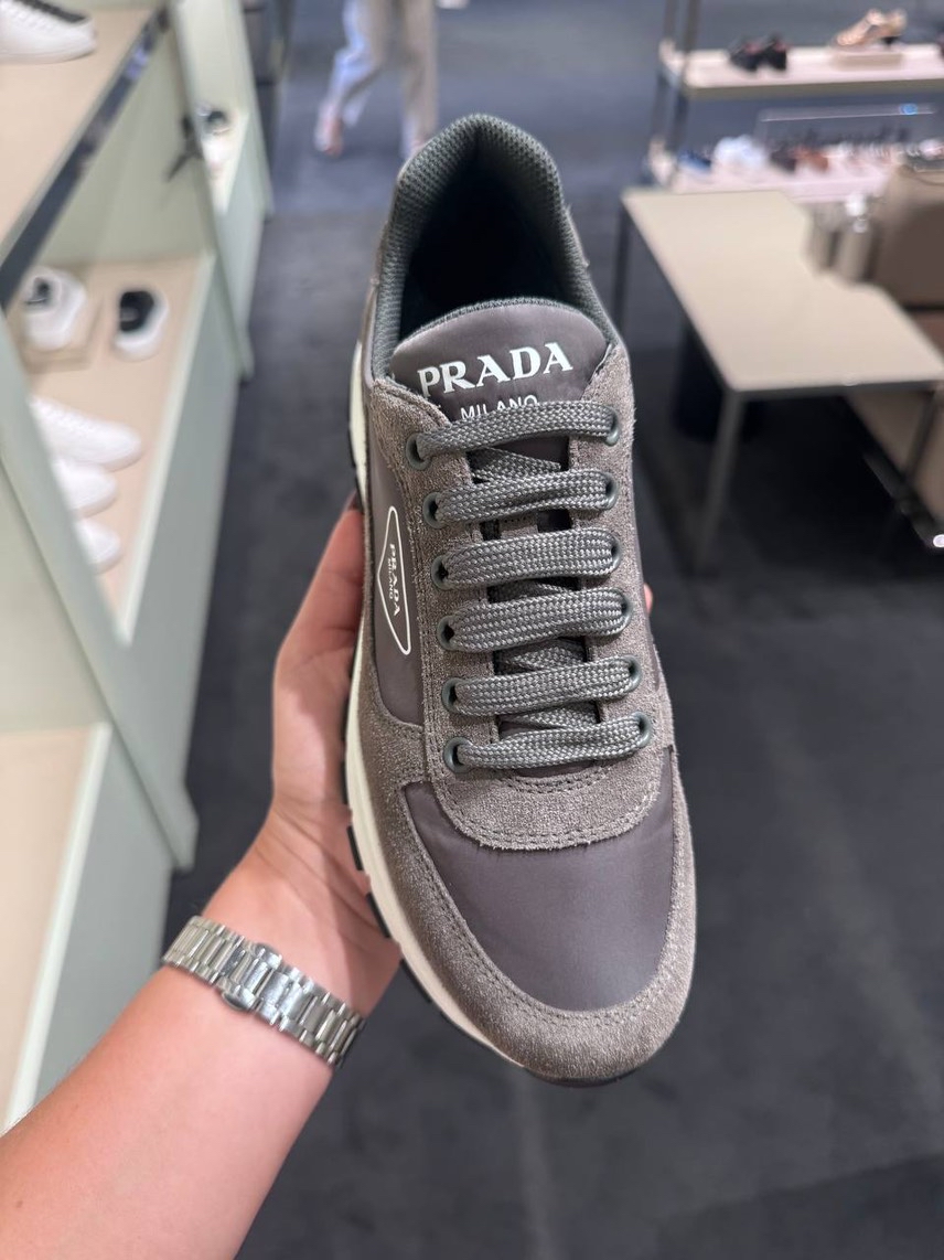 PRADA Sneakers side view - Women's luxury Shoes