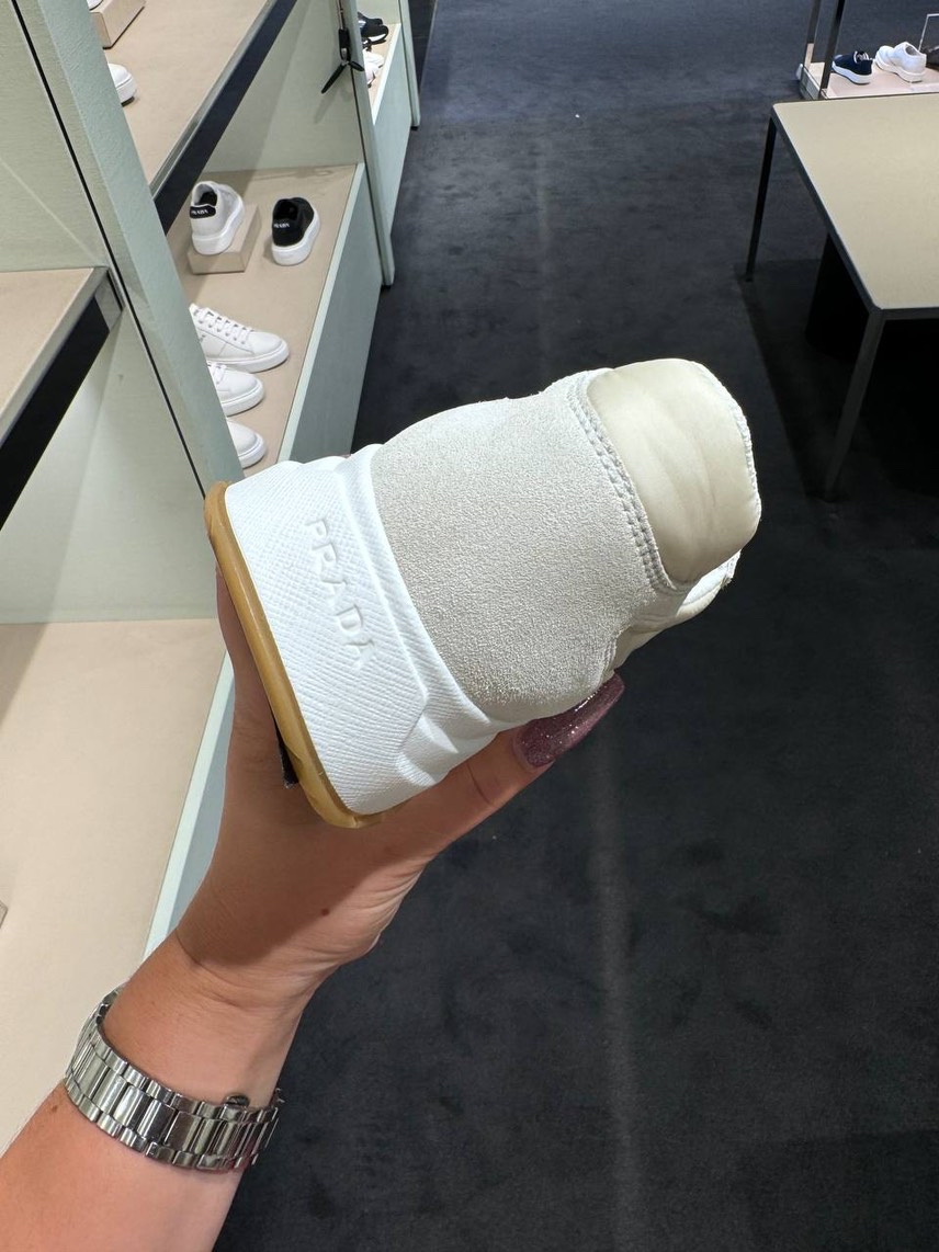 PRADA Sneakers side view - Women's luxury Shoes