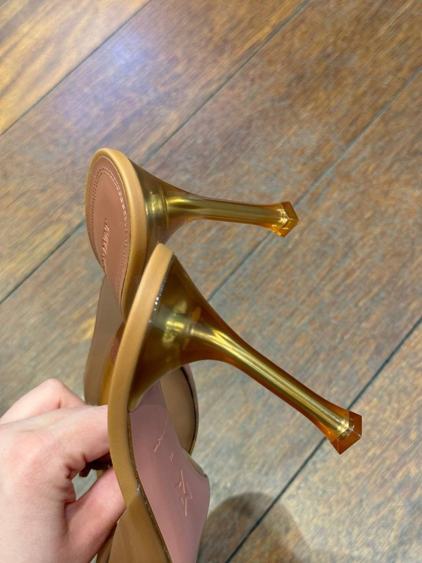 AMINA MUADDI Sandals side view - Women's luxury Shoes