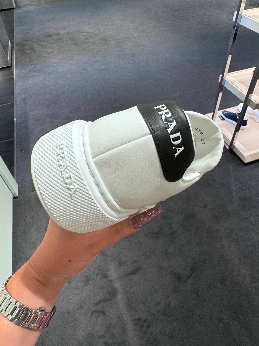 PRADA Sneakers side view - Women's luxury Shoes