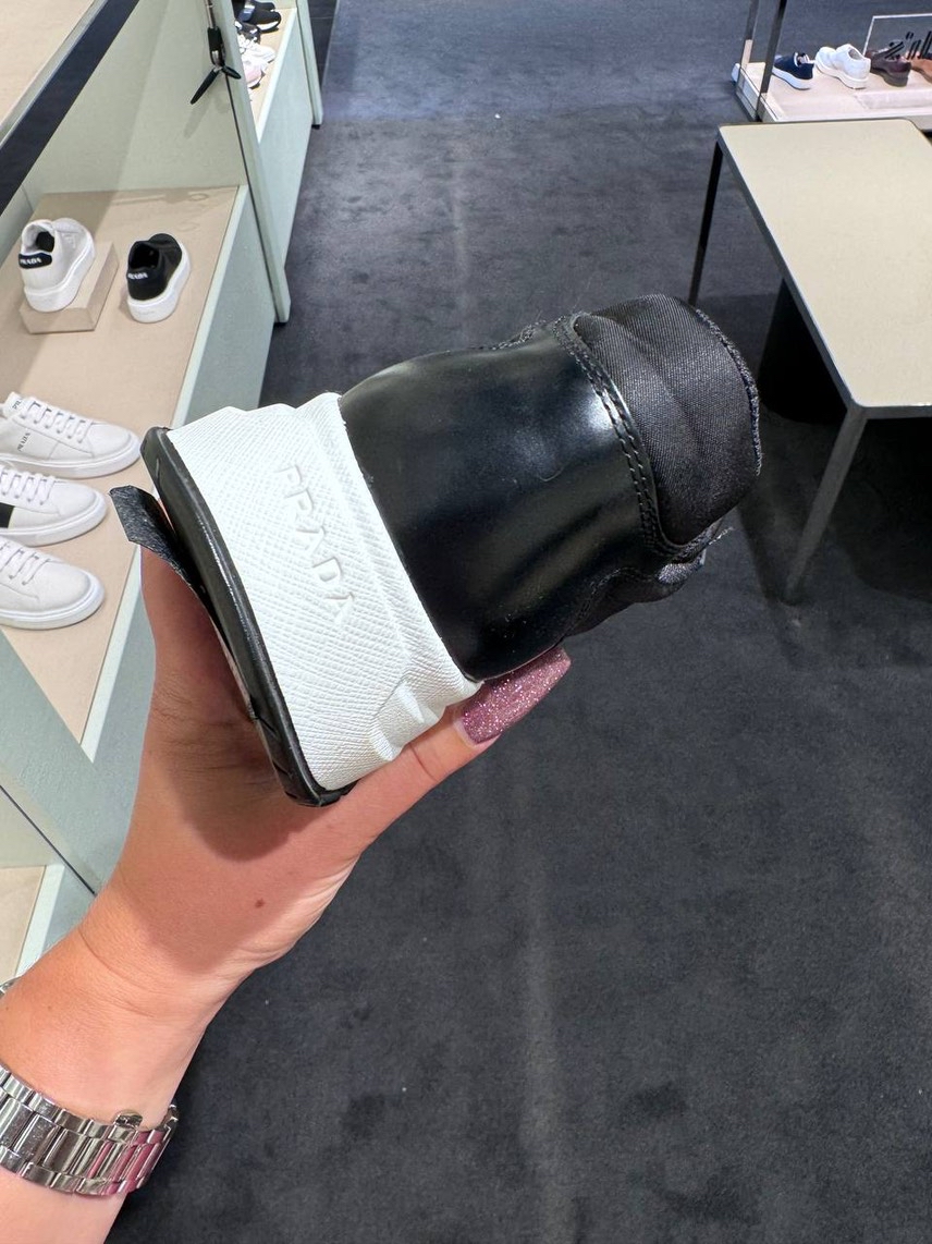 PRADA Sneakers side view - Women's luxury Shoes