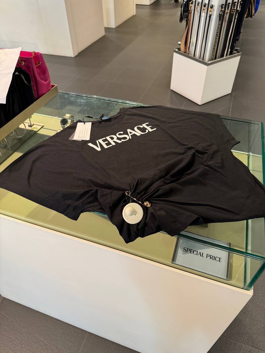 VERSACE T-shirt and Polo front view - Women's luxury Clothes