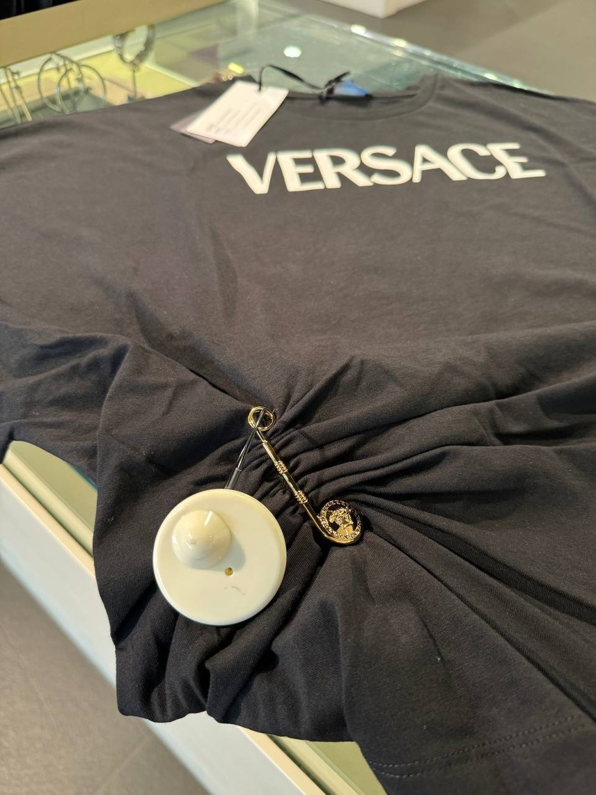 VERSACE T-shirt and Polo side view - Women's luxury Clothes
