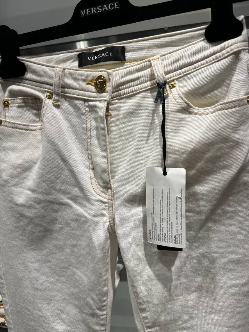 VERSACE Denim side view - Women's luxury Clothes