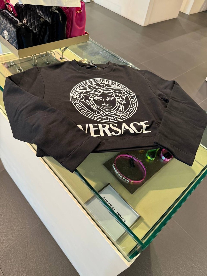 VERSACE Hoodies front view - Women's luxury Clothes