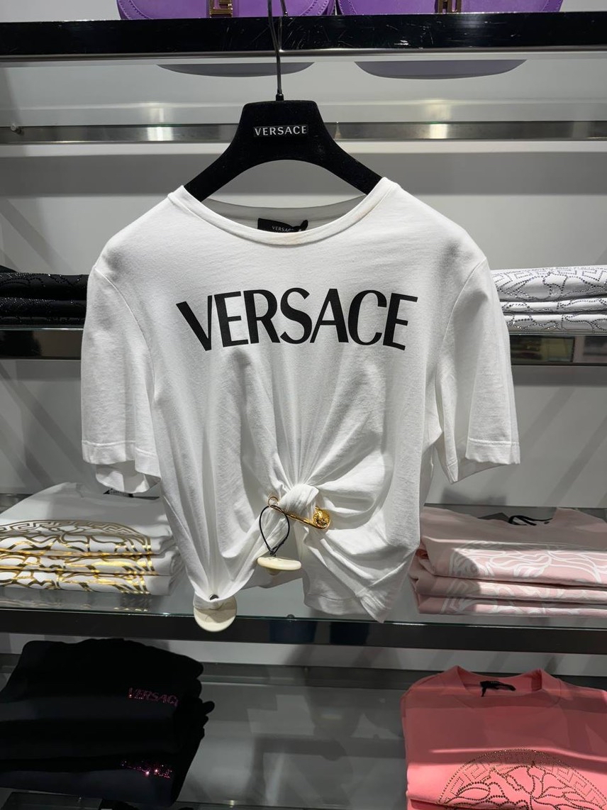 VERSACE T-shirt and Polo front view - Women's luxury Clothes