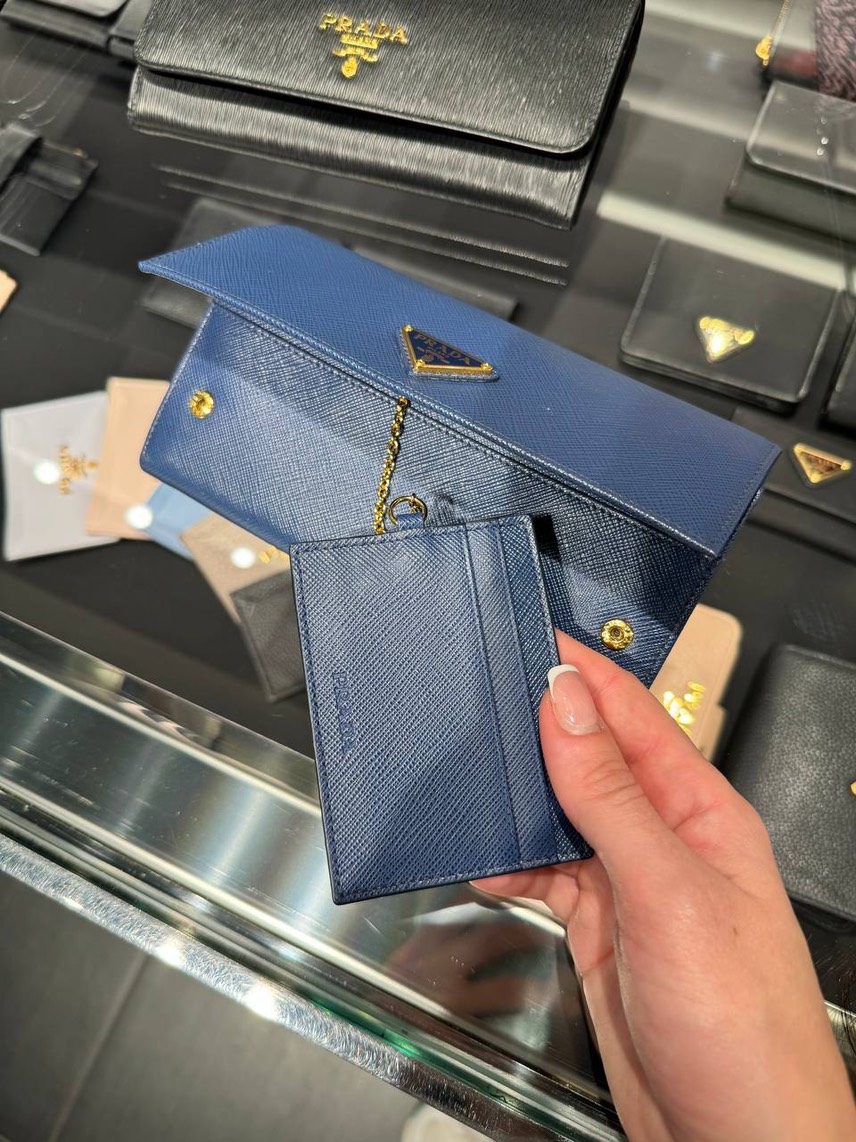 PRADA Wallets and small leather goods side view - Women's luxury Accessories