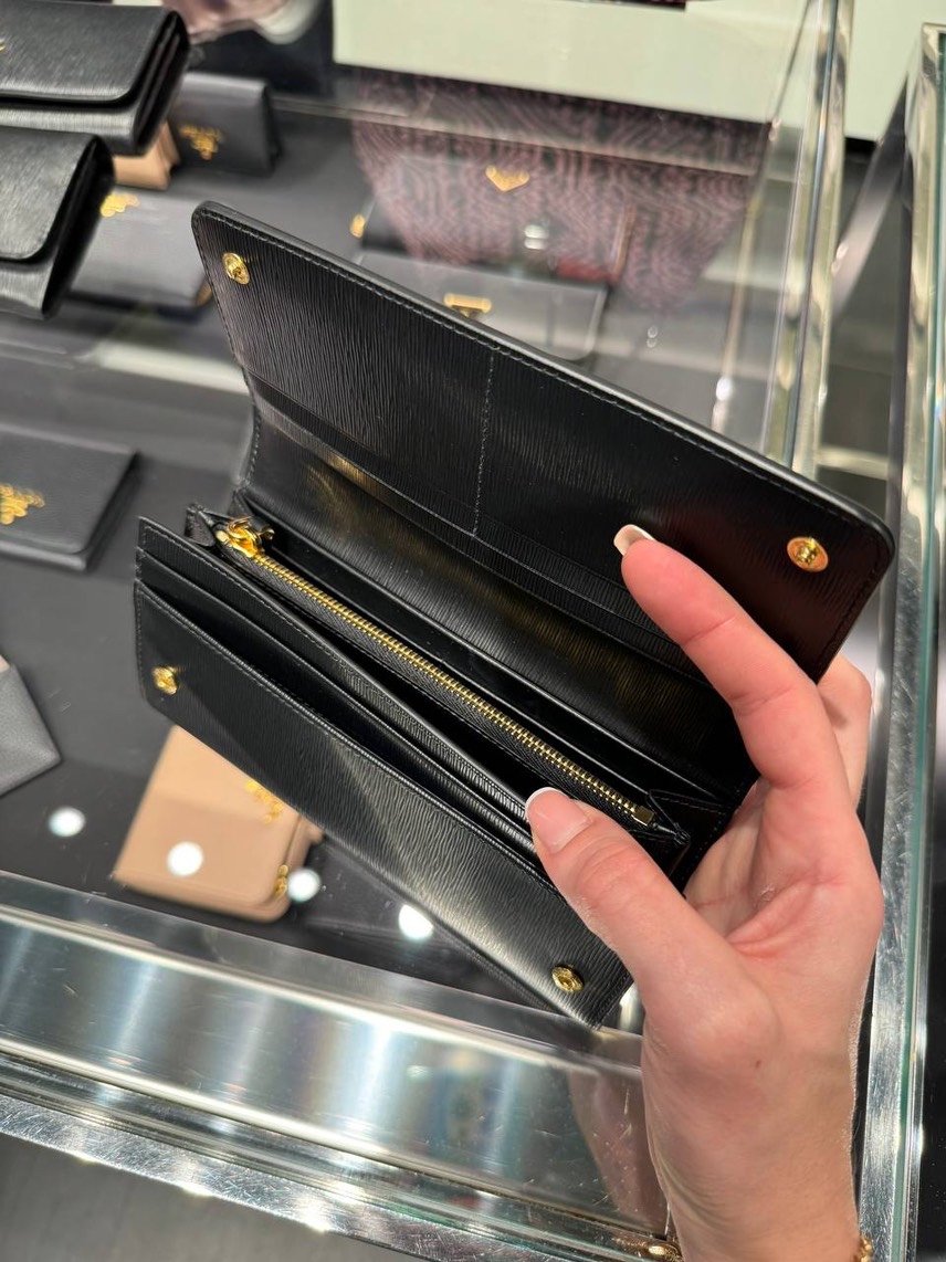 PRADA Wallets and small leather goods side view - Women's luxury Accessories