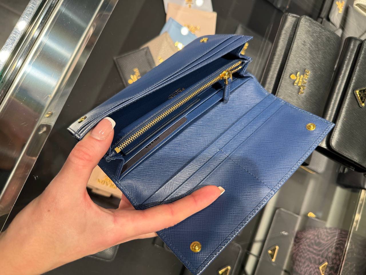 PRADA Wallets and small leather goods side view - Women's luxury Accessories
