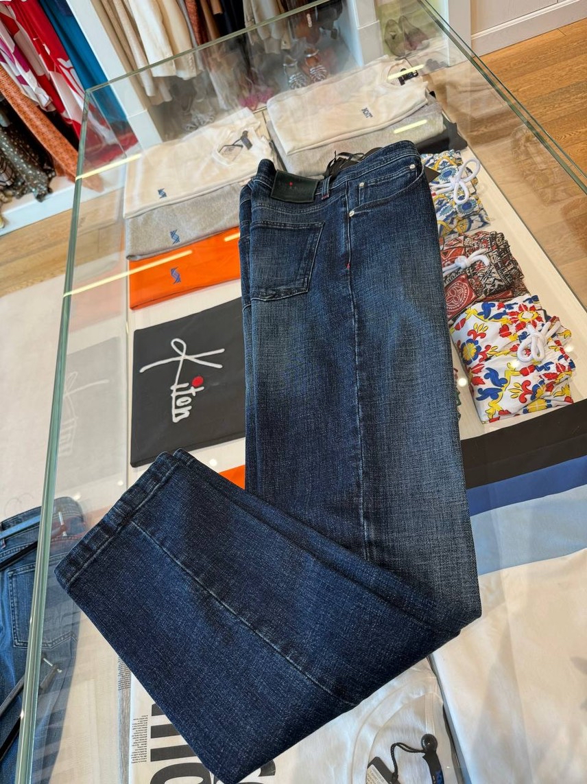 KITON Denim front view - Men's luxury Clothes
