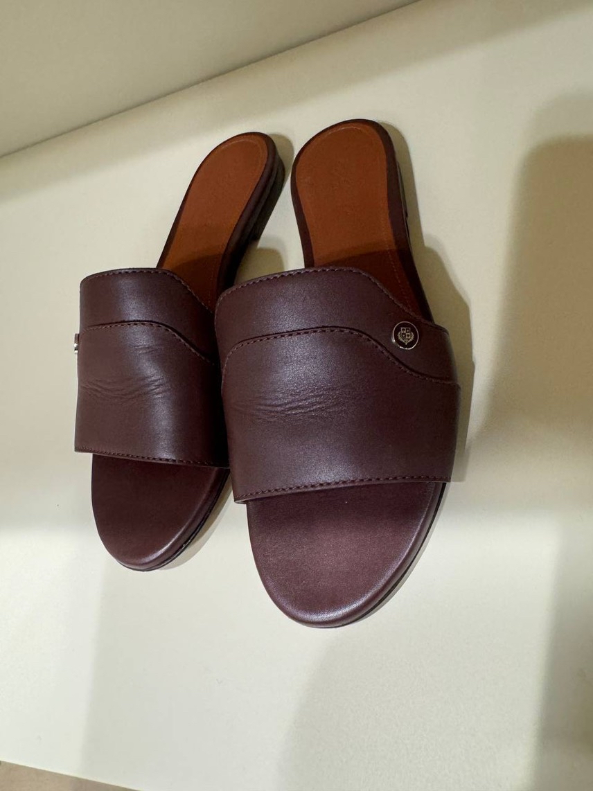 LORO PIANA Slides side view - Women's luxury Shoes