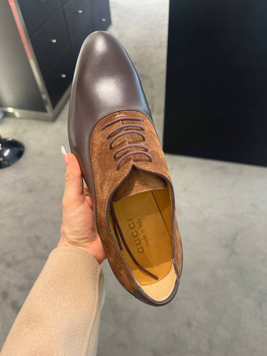 GUCCI Lace-up shoes side view - Men's luxury Shoes