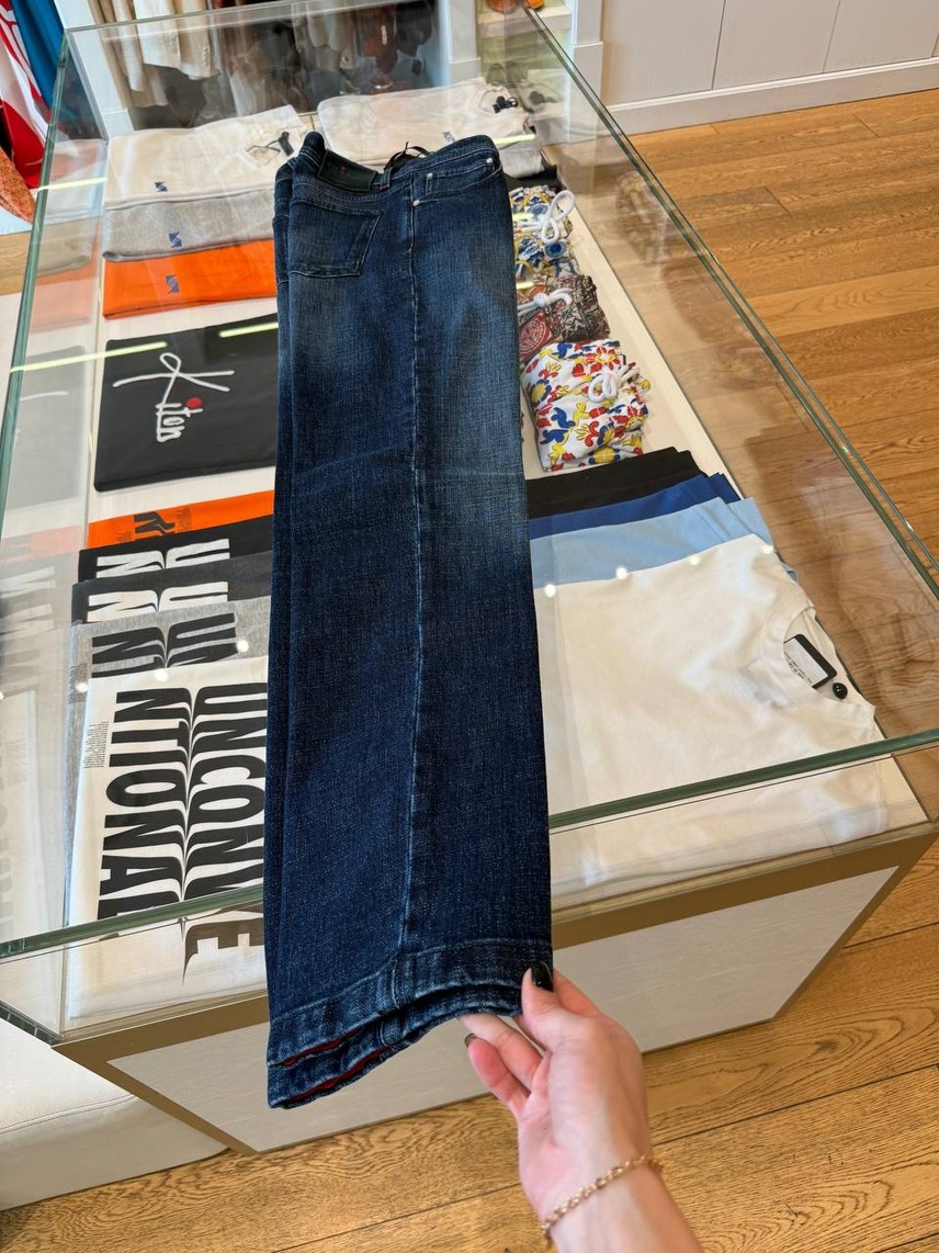 KITON Denim side view - Men's luxury Clothes
