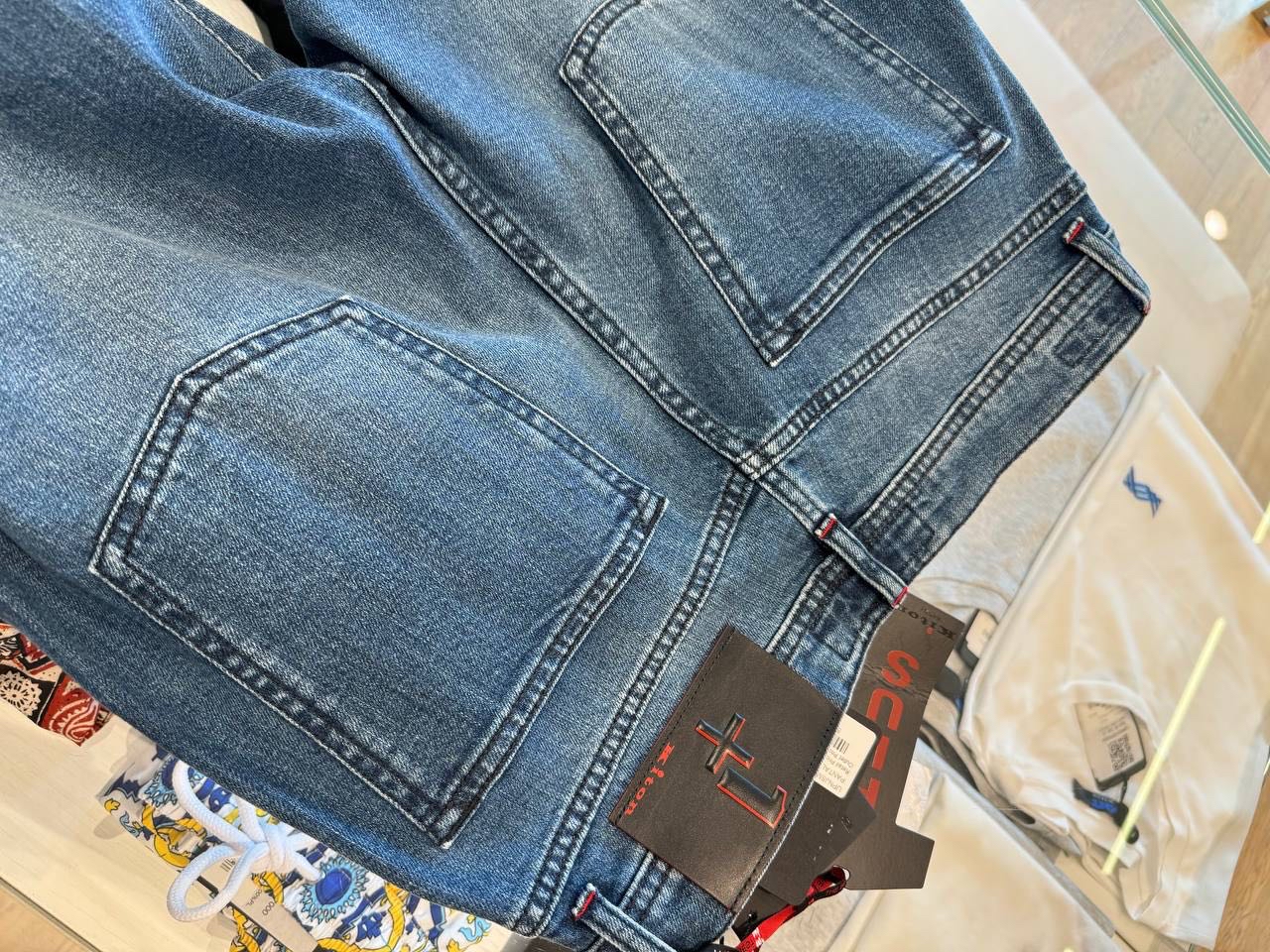 KITON Denim side view - Men's luxury Clothes
