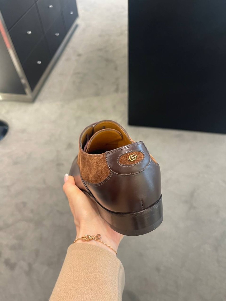 GUCCI Lace-up shoes side view - Men's luxury Shoes