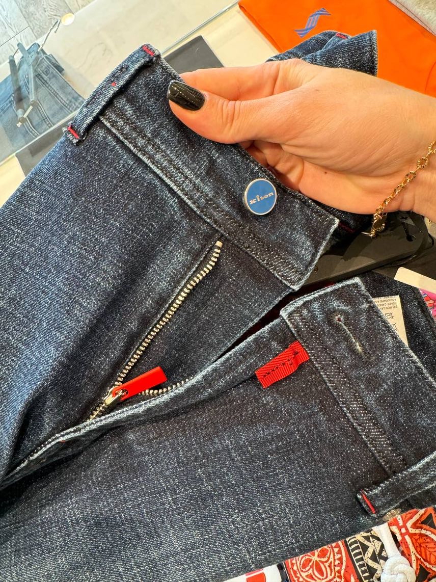 KITON Denim side view - Men's luxury Clothes